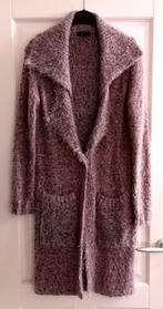 Claudia Sträter 'harig' lang vest roze grijs mt XS-S 47721