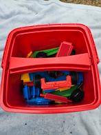 Bak met egel blokken, Kinderen en Baby's, Speelgoed | Bouwstenen, Ophalen, Gebruikt, Overige merken