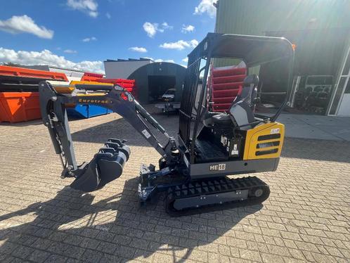 Eurotrac HE 18 (D1105) Nw minigraafmachine 2 tonner., Zakelijke goederen, Machines en Bouw | Kranen en Graafmachines, Graafmachine