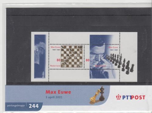 Postzegelmapje blokje Max Euwe, Postzegels en Munten, Postzegels | Nederland, Postfris, Na 1940, Verzenden