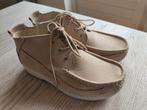 Wolky dames booties beige maat 39, Verzenden, Zo goed als nieuw, Beige