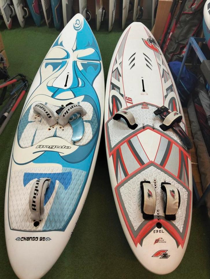 Angulo Chango 95 ltr € 100,--, Watersport en Boten, Windsurfen, Gebruikt, Plank, Minder dan 250 cm, Met vin(nen), Ophalen
