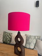 Lampenkap knal roze, Ophalen of Verzenden, Zo goed als nieuw, Rond, Minder dan 25 cm