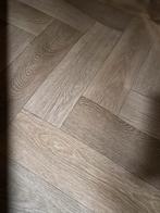 Pvc vloer visgraatmotief ruim 10m2, Ophalen, Bruin, Overige typen, Nieuw