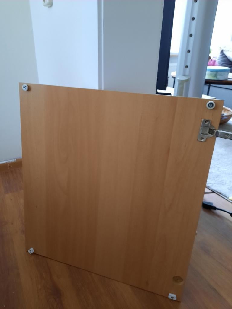 Ikea kastdeur met scharnieren, Huis en Inrichting, Kasten | Kledingkasten, Gebruikt, Minder dan 100 cm, Minder dan 50 cm, Minder dan 25 cm