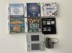 Nintendo DS + 5 spellen, Verzenden, Gebruikt