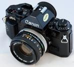 Canon A-1 met FD 50mm/1.8 S.C. NEAR MINT, Audio, Tv en Foto, Fotocamera's Analoog, Spiegelreflex, Canon, Ophalen of Verzenden