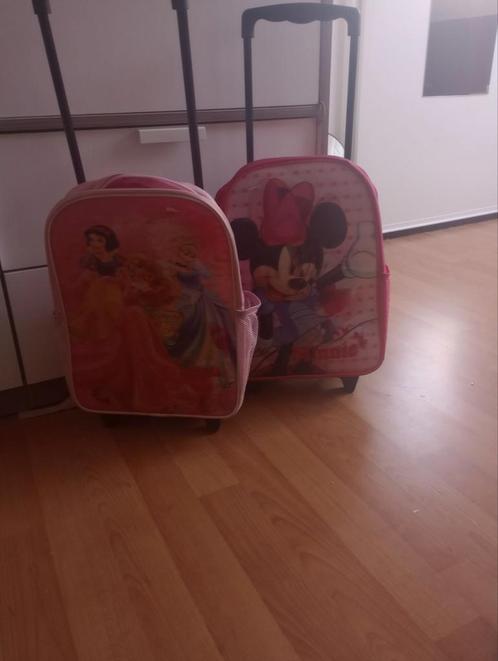 Disney koffertjes Minnie mouse en Disney prinsessen, Sieraden, Tassen en Uiterlijk, Koffers, Gebruikt, 50 tot 60 cm, Minder dan 35 cm