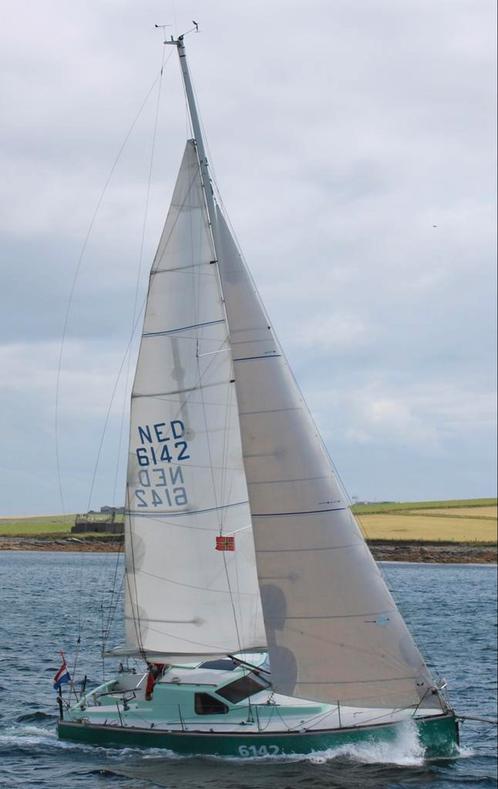 High Aspect fok Hagoort, Watersport en Boten, Zeilen en Zeiltoebehoren, Gebruikt, Genua of Fok, 15 tot 30 m², 6 meter of meer