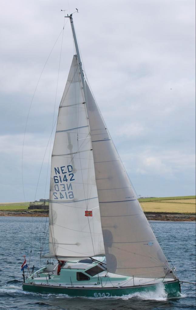 High Aspect fok Hagoort, Watersport en Boten, Zeilen en Zeiltoebehoren, Gebruikt, Genua of Fok, 15 tot 30 m², 6 meter of meer