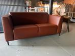 Cognac Lederen 2-zits Bankje - AW Leder, Ophalen, 150 tot 200 cm, Modern, Nieuw