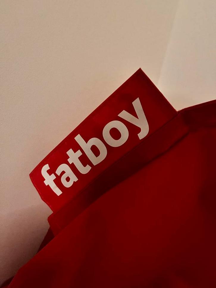 Nieuwe Fatboy Zitzak - Rood, Huis en Inrichting, Zitzakken, Nieuw, Zitzak, Rood, Ophalen of Verzenden