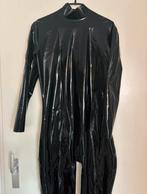 Catsuit met schouderritsen / Latex / Maat XL, Verzenden, Zwart, Overige typen