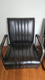 Mooie set van 2 fauteuils, Ophalen, Gebruikt, Twee, Zwart