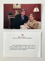 Geboorte Prinses Elisabeth van België 2001, Zo goed als nieuw, Kaart, Foto of Prent, Verzenden