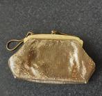 Goudkleurig avond tasje, vintage, Sieraden, Tassen en Uiterlijk, Tassen | Damestassen, Ophalen of Verzenden, Zo goed als nieuw