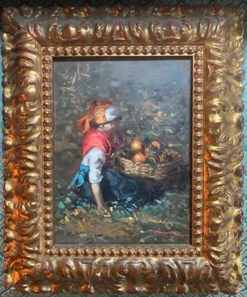 prachtig kunstwerkje op paneel beschikbaar voor biedingen