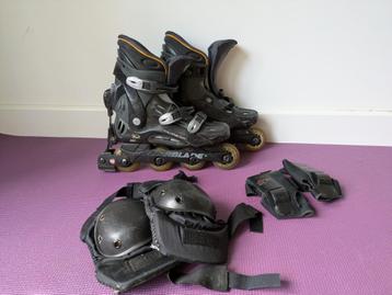 Rollerblade Skeelers hardboot met alle bescherming Maat 45 beschikbaar voor biedingen