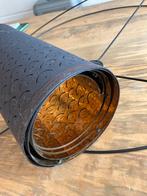 IKEA Nymo Lampenkap Zwart/Goud 59cm, Huis en Inrichting, Lampen | Lampenkappen, Zwart, Rond, Ophalen of Verzenden, Zo goed als nieuw