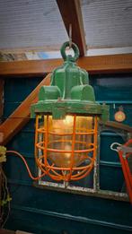 Vintage Industriële Gekooide Bully Lamp, Zo goed als nieuw, Ophalen
