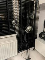 Zwart vloerlamp smoke glas, Huis en Inrichting, Lampen | Vloerlampen, Ophalen of Verzenden, Zo goed als nieuw, Glas, 150 tot 200 cm
