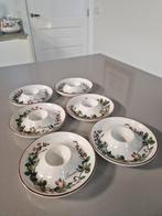6 Eierdoppen Villeroy en Boch Botanica, Ophalen of Verzenden, Overige stijlen, Porselein, Schaal of Schalen
