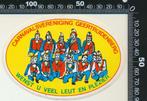 Sticker: Carnavalsvereniging Geertruidenberg, Verzamelen, Stickers, Overige typen, Ophalen of Verzenden, Zo goed als nieuw