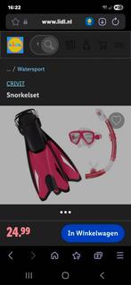 3x Nieuwe Crivit Snorkelset Maat 37-41, Watersport en Boten, Ophalen of Verzenden, Nieuw, Snorkelset