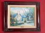 Prachtig schilderij Thomas Kinkade met Echtheids certificaat, Antiek en Kunst, Kunst | Schilderijen | Klassiek, Ophalen of Verzenden