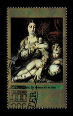 postzegel 1581 DDR schilderij "Madonna met roos", Postzegels en Munten, Postzegels | Europa | Duitsland, Ophalen of Verzenden