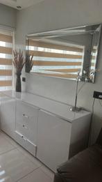 Mooie dressoir met spiegel, Ophalen, Gebruikt, Met deur(en), 150 tot 200 cm