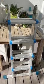 Aluminium Ladder - Opvouwbaar, Doe-het-zelf en Verbouw, Ladders en Trappen, Ophalen, Zo goed als nieuw, Ladder, Opvouwbaar of Inschuifbaar