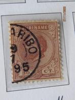 Nico Suriname 11 gestempeld 1873, Postzegels en Munten, Postzegels | Suriname, Ophalen of Verzenden, Gestempeld