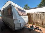 Super nette Detthleffs new Edition met voortent, Caravans en Kamperen, Caravans, Bedrijf, Treinzit, 750 - 1000 kg, Vast bed