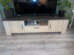Tv meubel hout (wit/grijs) landelijk, Ophalen