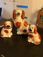 Kaststel Porseleinen Staffordshire Spaniel, Antiek en Kunst, Ophalen of Verzenden
