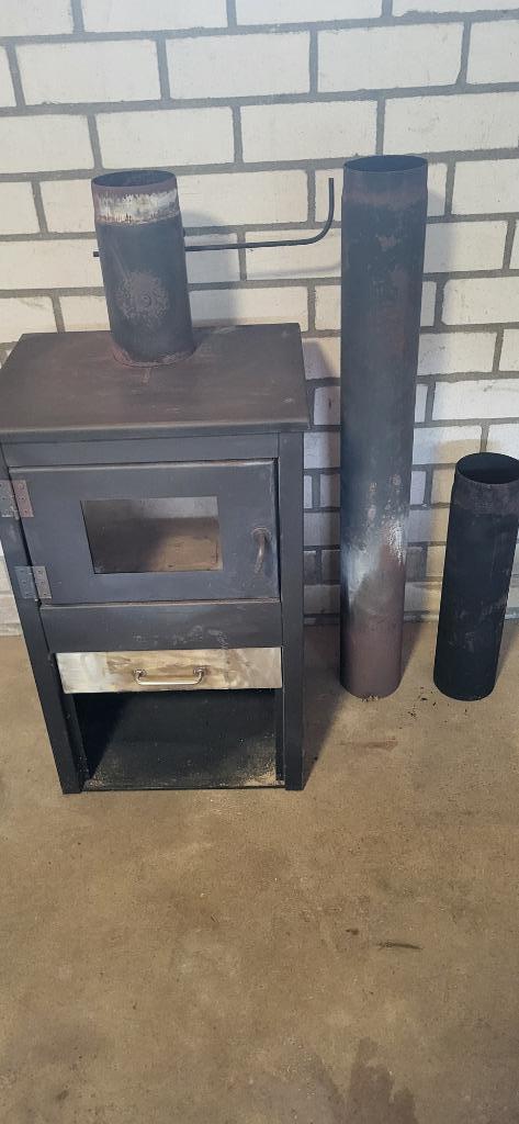 houtkachel /werkplaats of buiten kachel, Huis en Inrichting, Kachels, Gebruikt, Houtkachel, Hout, Ophalen