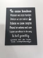 spreuken bord, Ophalen of Verzenden, Zo goed als nieuw