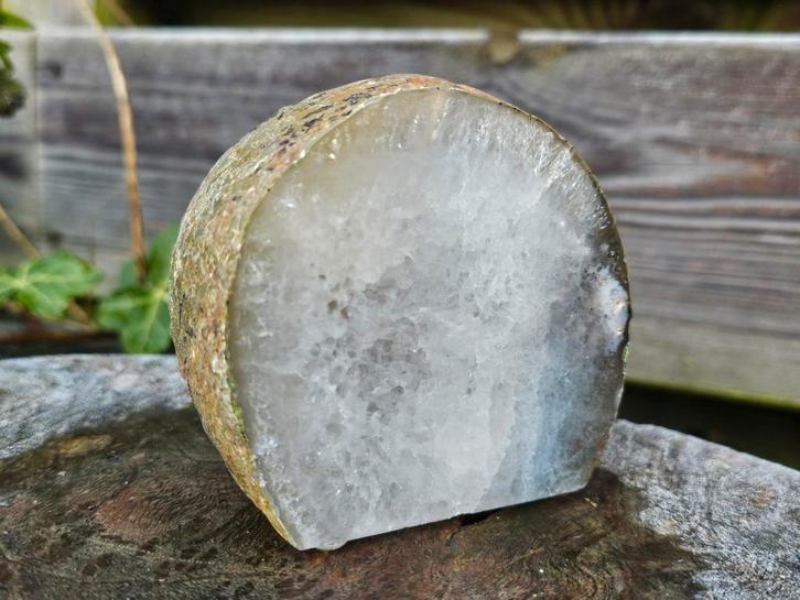 Mooi agaat theelichthouder, Verzamelen, Mineralen en Fossielen, Ophalen of Verzenden