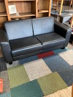 Zwart bankje, tweezitter. Nu in prijs verlaagd. Super koopje, Ophalen, 150 tot 200 cm, Tweepersoons, 75 tot 100 cm