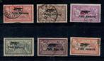 X223) Frankrijk 6x LP ca 1927 opdrukken geen garantie, Ophalen of Verzenden, Gestempeld