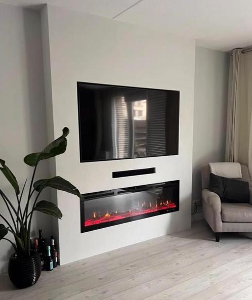 Cinewall op maat inclusief sfeerhaard ACTIE!!, Huis en Inrichting, Haarden, Ophalen of Verzenden