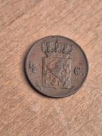 Koperen halve cent 1869 Willem III - Mooie kwaliteit!, Postzegels en Munten, Munten | Nederland, Verzenden, Koning Willem III