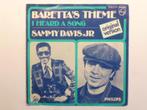 Sammy Davis jr. Baretta's theme. / I heard a song., Gebruikt, 7 inch, Single, Ophalen of Verzenden