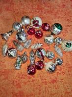 27 antiek en vintage kerstballen, glas, oude kerstbal, kerst, Diversen, Kerst, Ophalen of Verzenden, Gebruikt