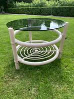 Rotan tafel, Ophalen, Gebruikt, 50 tot 100 cm, Rond