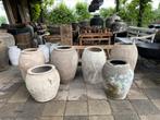 6 oude kruiken, Huis en Inrichting, Woonaccessoires | Vazen, Ophalen, Steen, Gebruikt, Overige kleuren