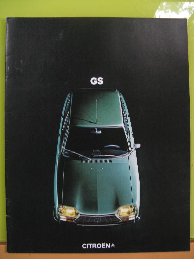 Citroen GS folder, Belgisch, Ophalen of Verzenden, Nieuw, Citroën