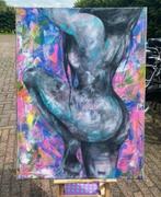 Acryl schilderij op canvas - 60x80 cm, Ophalen of Verzenden