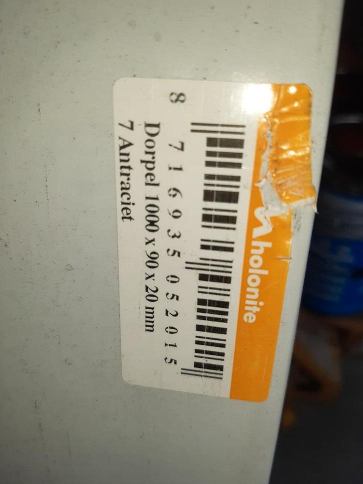 Holonite / Pro-One Dorpel Antraciet - Diverse Maten, Doe-het-zelf en Verbouw, Tegels, Nieuw, Overige typen, Keramiek, Minder dan 20 cm